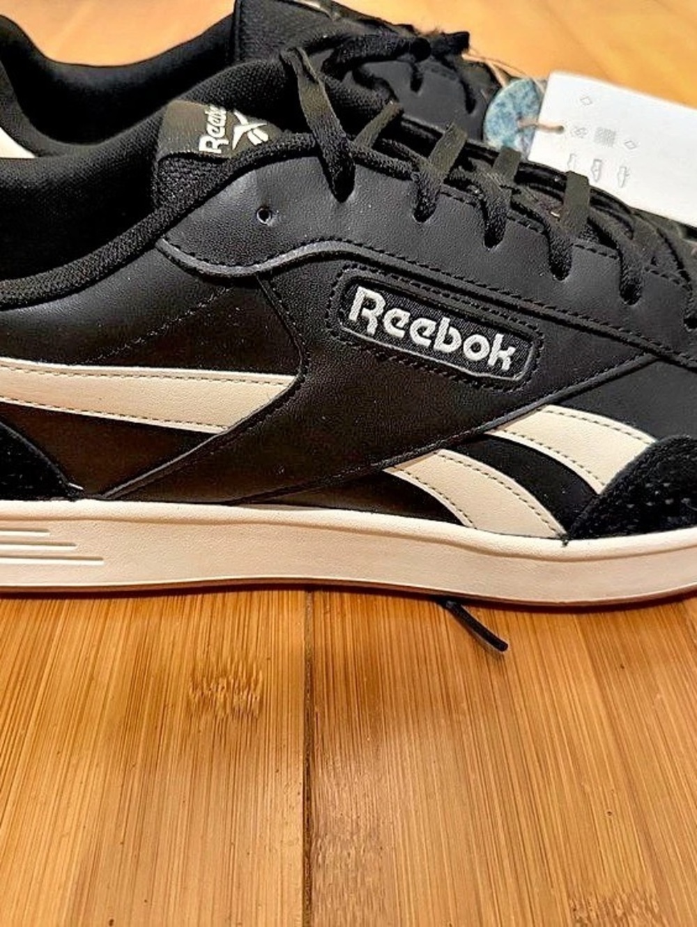 Reebok Court Advance Black & White Sneakers